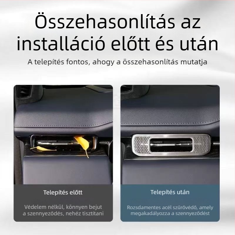 Rozsdamentes acél légkivezető maszk belső átalakításhoz (Márka: Nothing; Anyag: Rozsdamentes acél; Modell: Egyéb)