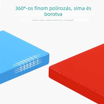 Fából készült tangram feladvány - oktatási játék 4–6 éves gyerekeknek; anyag: fa; eredet: Zhejiang