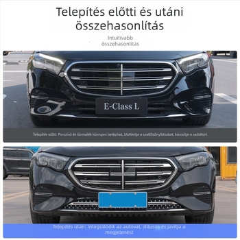Mercedes‑Benz E300L integrált radiátorrács rovar- és porvédő hálóval E300L/E260L-hez (Anyag: ABS; Márka: Fengguang; Kompatibilitás: E300L/E260L)