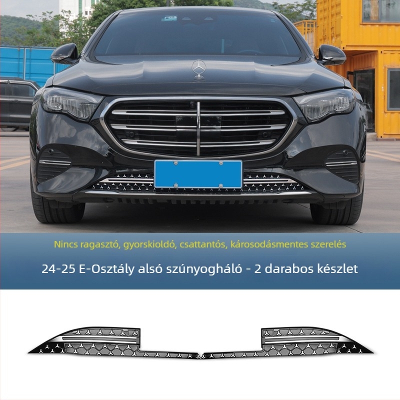 Mercedes‑Benz E300L integrált radiátorrács rovar- és porvédő hálóval E300L/E260L-hez (Anyag: ABS; Márka: Fengguang; Kompatibilitás: E300L/E260L)