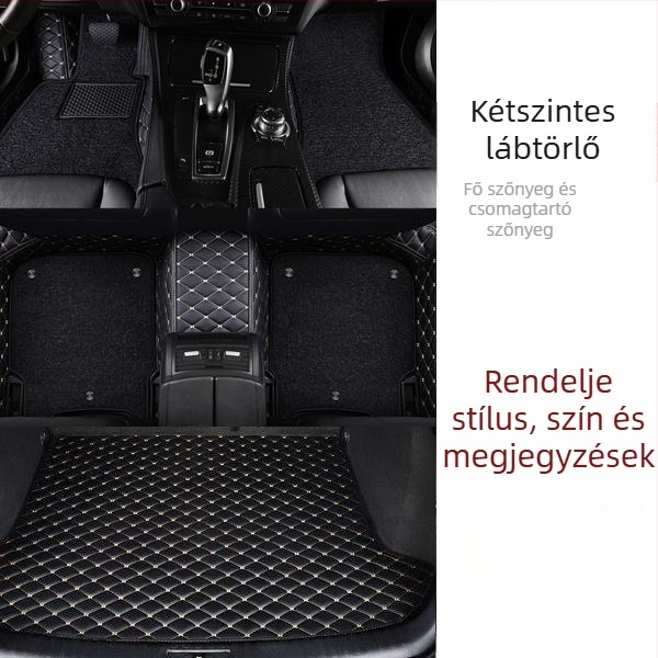 Chevrolet Malibu XL 2020 autópadló szőnyegek – kockás mintázat, logó nyomtatva, ötüléses konfiguráció, teljes készlet