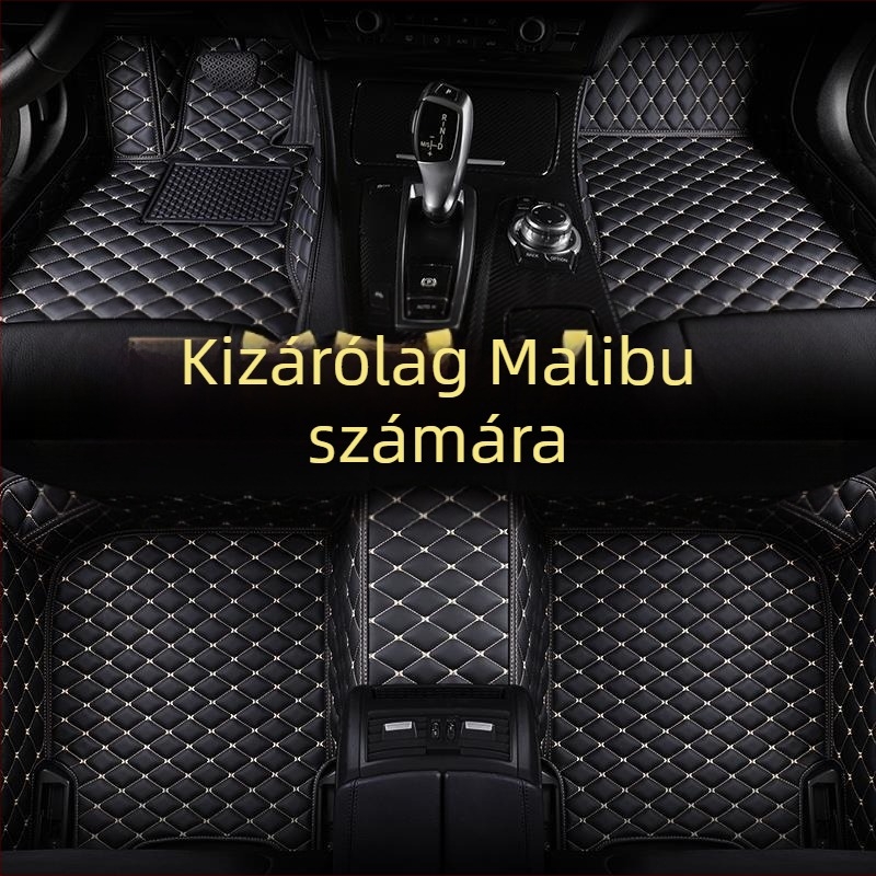 Chevrolet Malibu XL 2020 autópadló szőnyegek – kockás mintázat, logó nyomtatva, ötüléses konfiguráció, teljes készlet