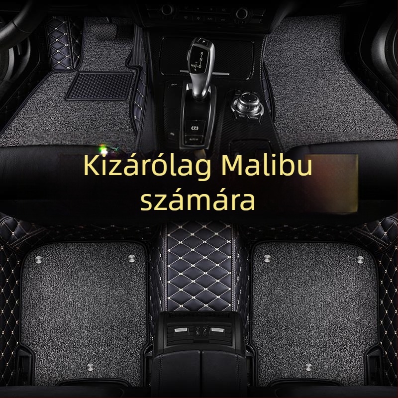 Chevrolet Malibu XL 2020 autópadló szőnyegek – kockás mintázat, logó nyomtatva, ötüléses konfiguráció, teljes készlet