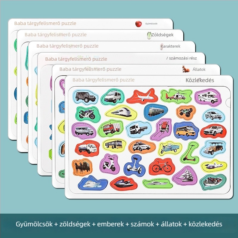 3–6 éveseknek szóló betűfelismerő puzzle játék, fiúknak és lányoknak, agyfejlesztés
