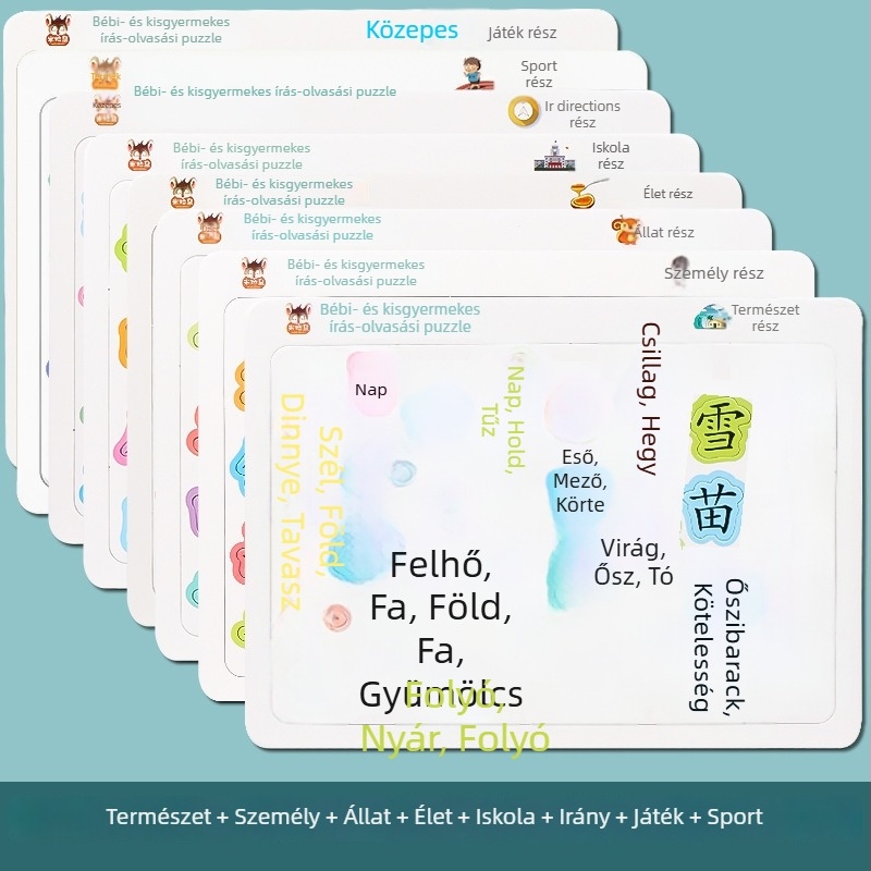 3–6 éveseknek szóló betűfelismerő puzzle játék, fiúknak és lányoknak, agyfejlesztés