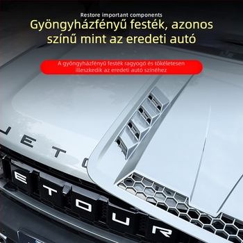 Jietu Traveler Shanhai T2 motorháztető védőburkolat — szerelés szívócsészékkel