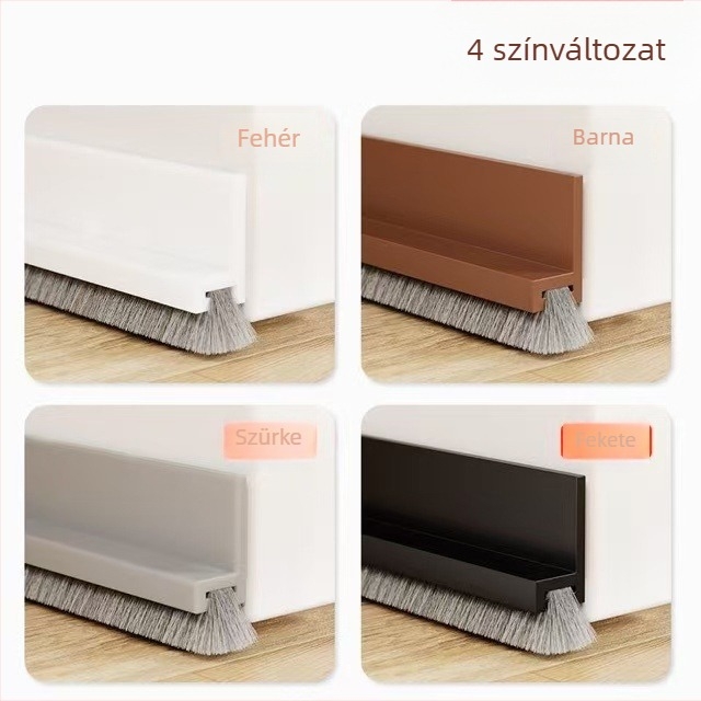 Youmeng H-alakú ajtó alatti kefés tömítőszalag – ablakokhoz, szélálló, szivárgásmentes, rovarbiztos