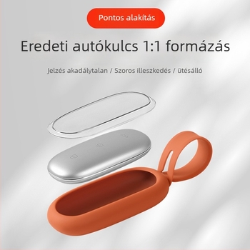 Szilikon autókulcs tok csattal, kompatibilis L6L7L8L9 MEGA modellel