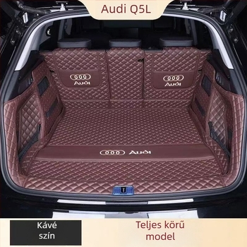 Audi Q5L hátsó csomagtartó szőnyeg teljes lefedettséggel, kompatibilis 10–26 modellhez, P/N: 5H14Z844350178, autó belső kiegészítő