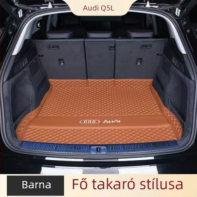 Audi Q5L hátsó csomagtartó szőnyeg teljes lefedettséggel, kompatibilis 10–26 modellhez, P/N: 5H14Z844350178, autó belső kiegészítő