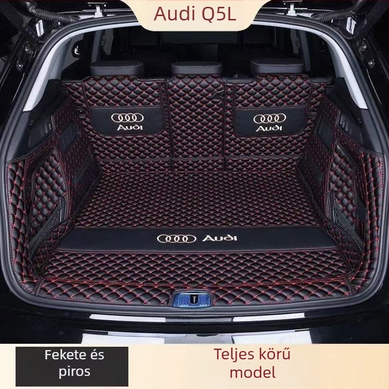 Audi Q5L hátsó csomagtartó szőnyeg teljes lefedettséggel, kompatibilis 10–26 modellhez, P/N: 5H14Z844350178, autó belső kiegészítő