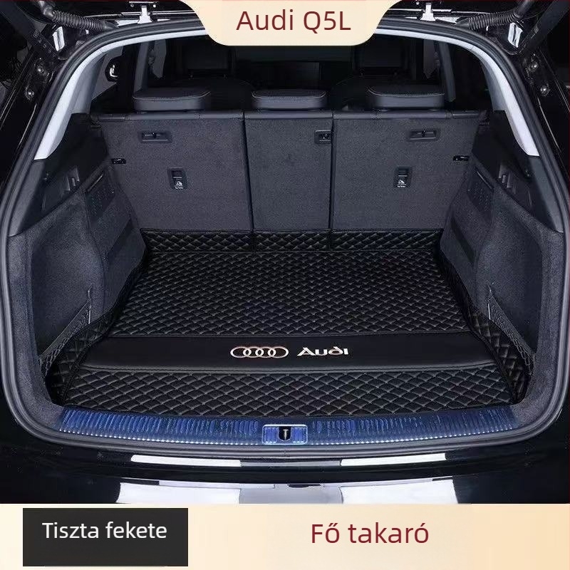 Audi Q5L hátsó csomagtartó szőnyeg teljes lefedettséggel, kompatibilis 10–26 modellhez, P/N: 5H14Z844350178, autó belső kiegészítő