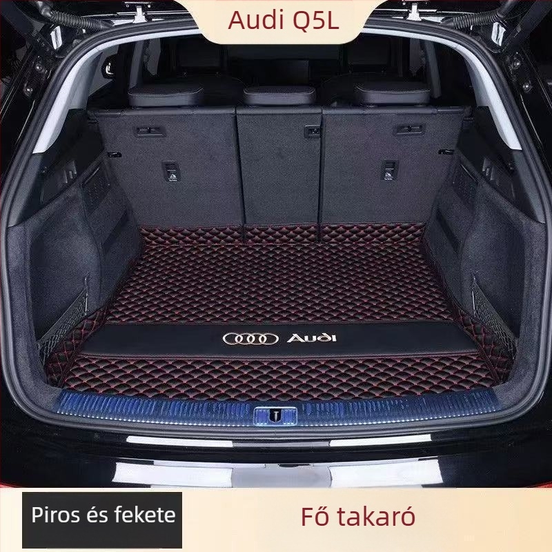 Audi Q5L hátsó csomagtartó szőnyeg teljes lefedettséggel, kompatibilis 10–26 modellhez, P/N: 5H14Z844350178, autó belső kiegészítő