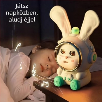 Korai oktatási mesemű automata hangfelismeréssel, zenével és érzelmi interakcióval — műanyag, elemről működik, 4–6 éveseknek.