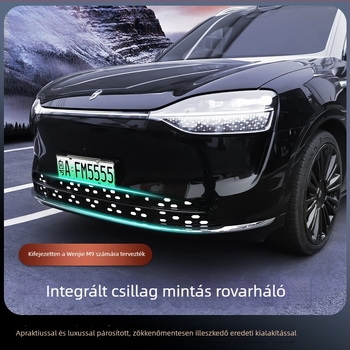 Minghao ABS rovarvédő előfront háló AITO M9-hez – Levehető középső háló, módosított megjelenés
