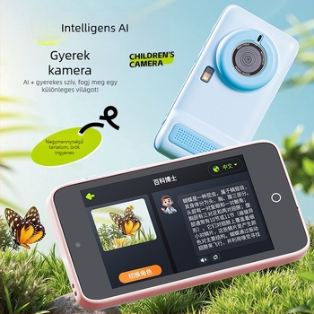 Gyerekeknek szóló oktató gép — Fotófelismerés, Kérdés-válasz, Kétkamerás, Érintőképernyő, Wi‑Fi