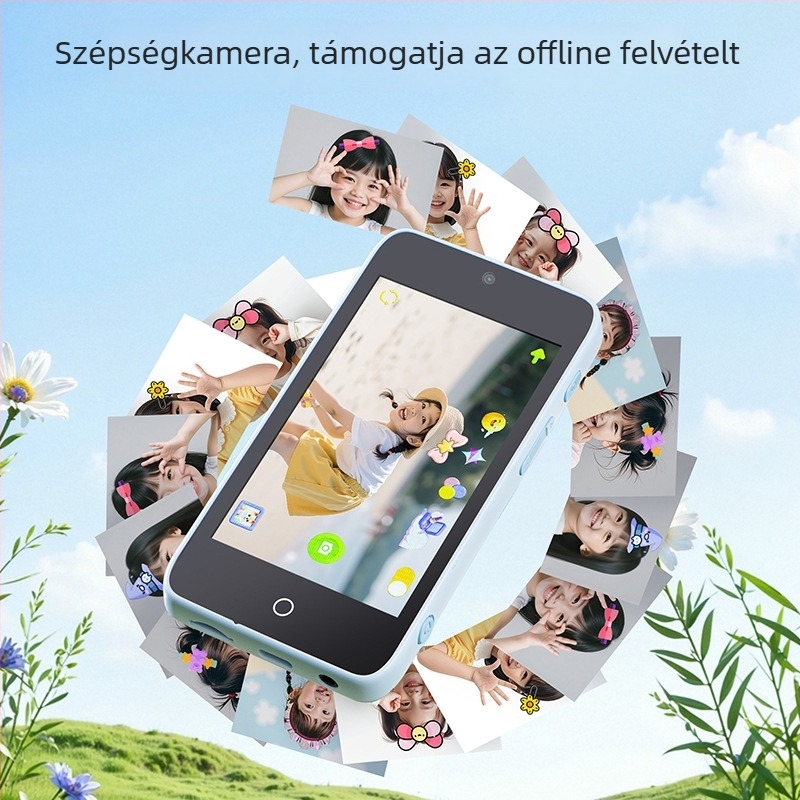 Gyerekeknek szóló oktató gép — Fotófelismerés, Kérdés-válasz, Kétkamerás, Érintőképernyő, Wi‑Fi