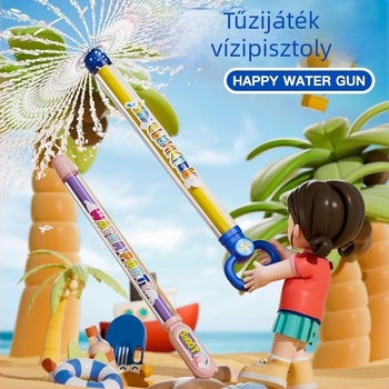 Vízpisztoly játék, nagy kapacitású, műanyagból, 14+ éveseknek.