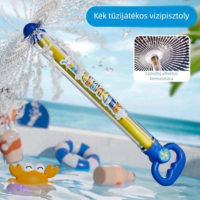 Vízpisztoly játék, nagy kapacitású, műanyagból, 14+ éveseknek.