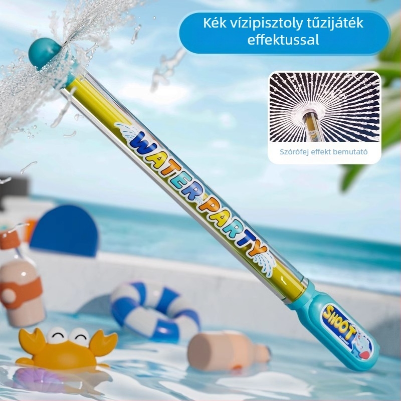Vízpisztoly játék, nagy kapacitású, műanyagból, 14+ éveseknek.
