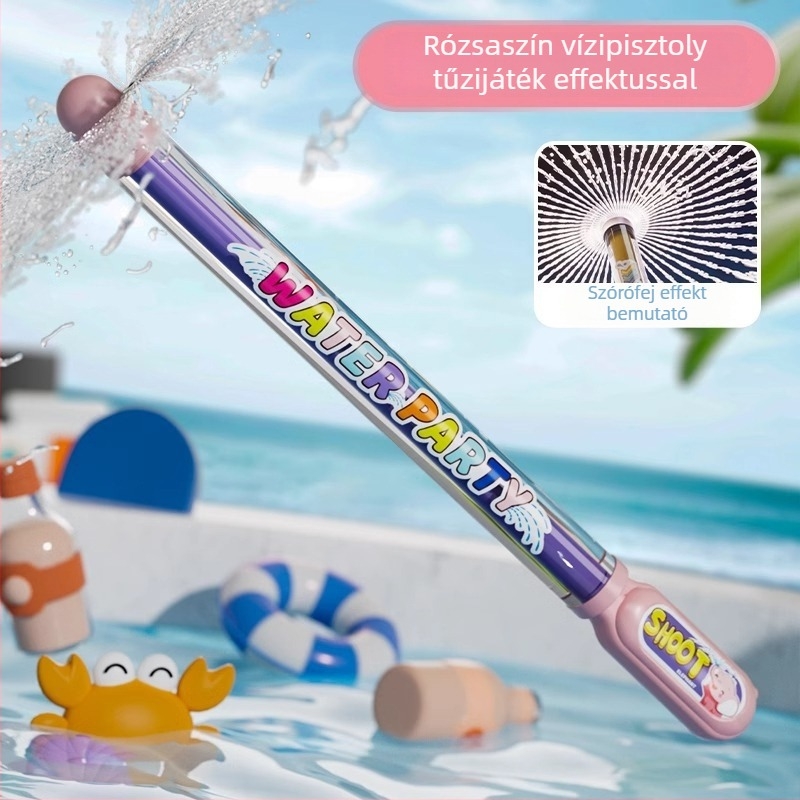 Vízpisztoly játék, nagy kapacitású, műanyagból, 14+ éveseknek.