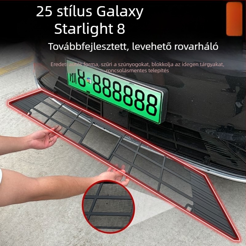 Kihúzható rovarvédő háló Galaxy Star 8-hoz klipszekkel a szúnyogok és a szösz ellen – módosítás