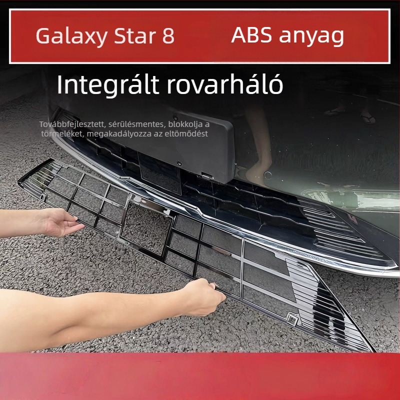 Kihúzható rovarvédő háló Galaxy Star 8-hoz klipszekkel a szúnyogok és a szösz ellen – módosítás