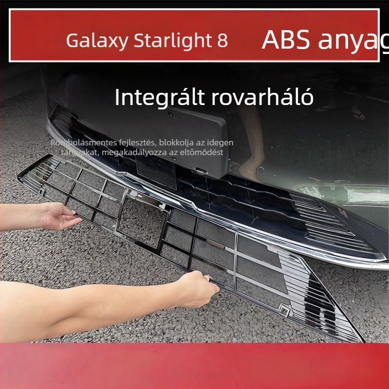 Kihúzható rovarvédő háló Galaxy Star 8-hoz klipszekkel a szúnyogok és a szösz ellen – módosítás