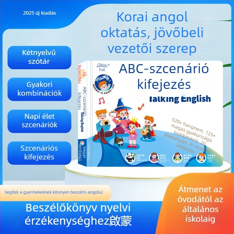 Tanuláshoz olvasó toll — elektromos, újratölthető, zenei/hang funkciókkal; lítium akkumulátor; 4–6 éveseknek; 3C tanúsítvány 2022012202482652