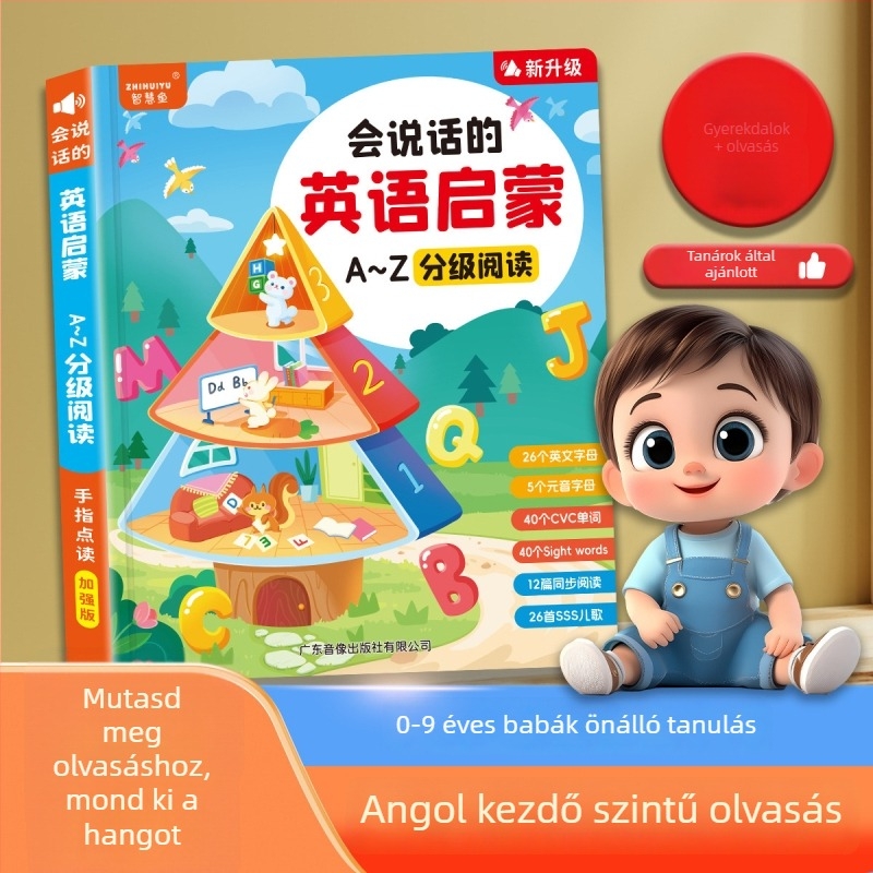 Tanuláshoz olvasó toll — elektromos, újratölthető, zenei/hang funkciókkal; lítium akkumulátor; 4–6 éveseknek; 3C tanúsítvány 2022012202482652