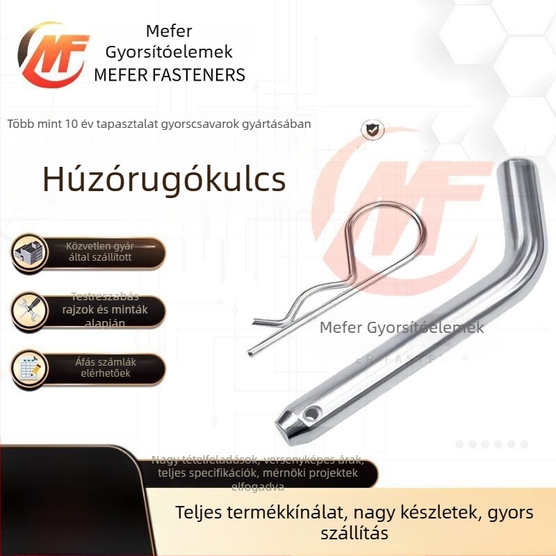 Vontatókar csap, galvanizált, GB880 szabvány, univerzális, Mif Fasteners