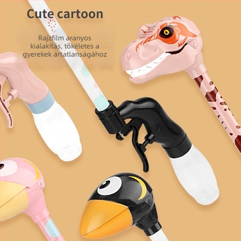 Nyomásos vízipisztoly – dinoszaurusz-tök design, ABS anyag, 4–6 éves gyermekeknek