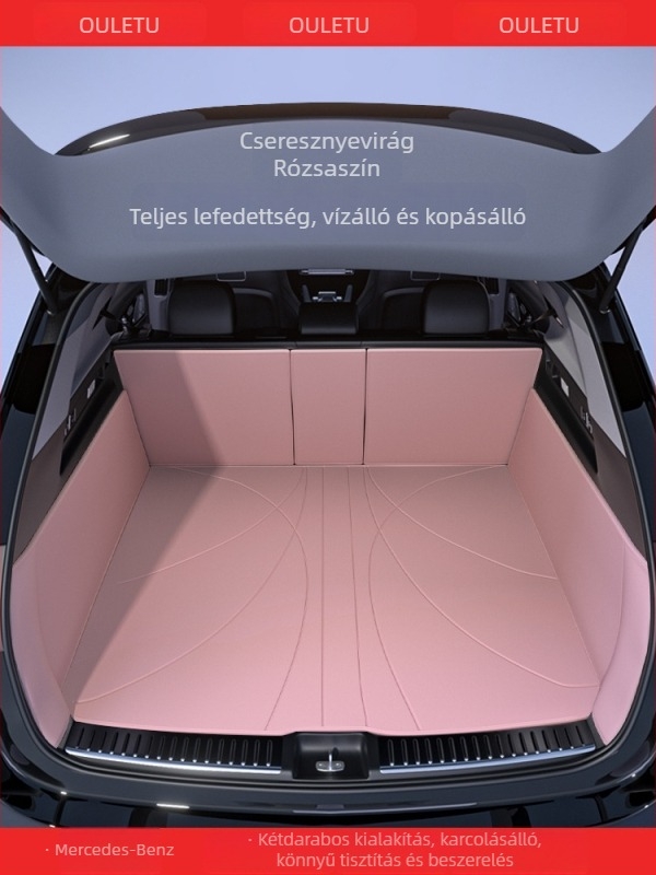 Feiying bőr csomagtartó matrac Mercedes-Benz E300L, C260L, GLC260, A200L, C200L és GLC260L — teljes lefedettség, testreszabható