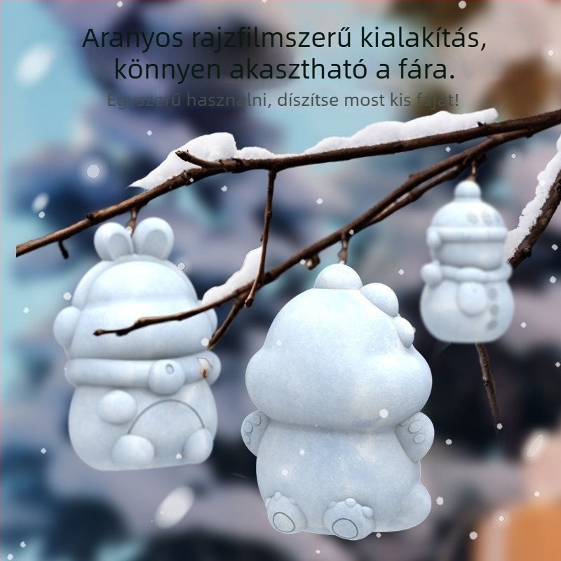 CLT Hógolyó-klip – műanyag hócsatázó játék, 4–6 éveseknek