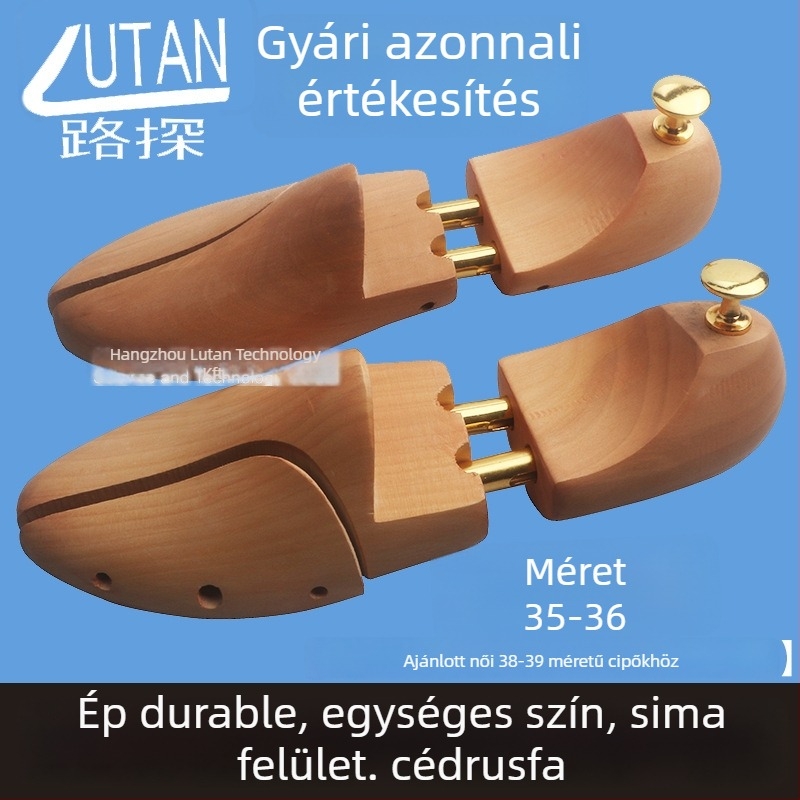 Luther Teljes Talpazó Cipőhosszabbító Lotusfa – Tömör fa, Teljes alak, alkalmas sportcipőkre, bőrcipőkre, mindennapi és munkás lábbelikhez, stílus: divatos formális viselet