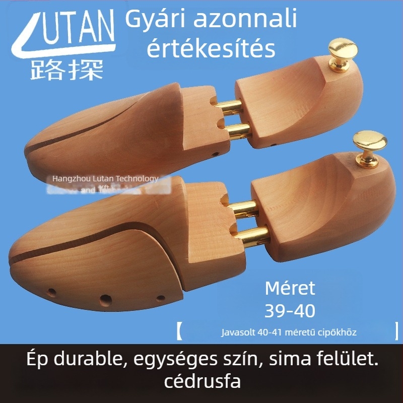 Luther Teljes Talpazó Cipőhosszabbító Lotusfa – Tömör fa, Teljes alak, alkalmas sportcipőkre, bőrcipőkre, mindennapi és munkás lábbelikhez, stílus: divatos formális viselet
