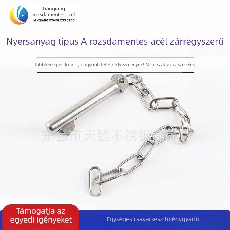 304 rozsdamentes acél Tongue Pin, GB3473-83, tengeri A-típus, Shock Light kezelés