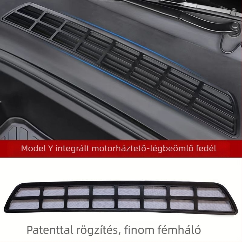 Tesla Model 3/Y rovarmentes első légbeömlő háló és víztartály védőfedél