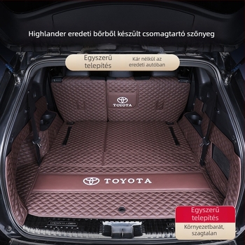 Teljes körbefogó hátsó csomagtartó szőnyeg Toyota járművekhez, Yucheng márka, egyedi feldolgozás