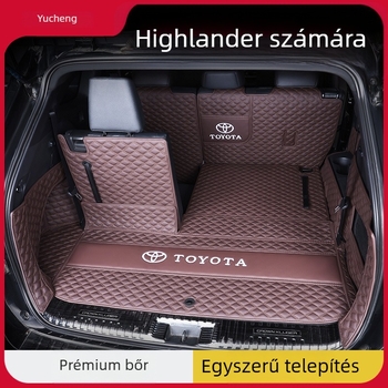 Teljes körbefogó hátsó csomagtartó szőnyeg Toyota járművekhez, Yucheng márka, egyedi feldolgozás