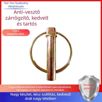 Traktor felfüggesztéséhez zárócsap – anti-lost, GB/T 4329-2001, színes bevonat