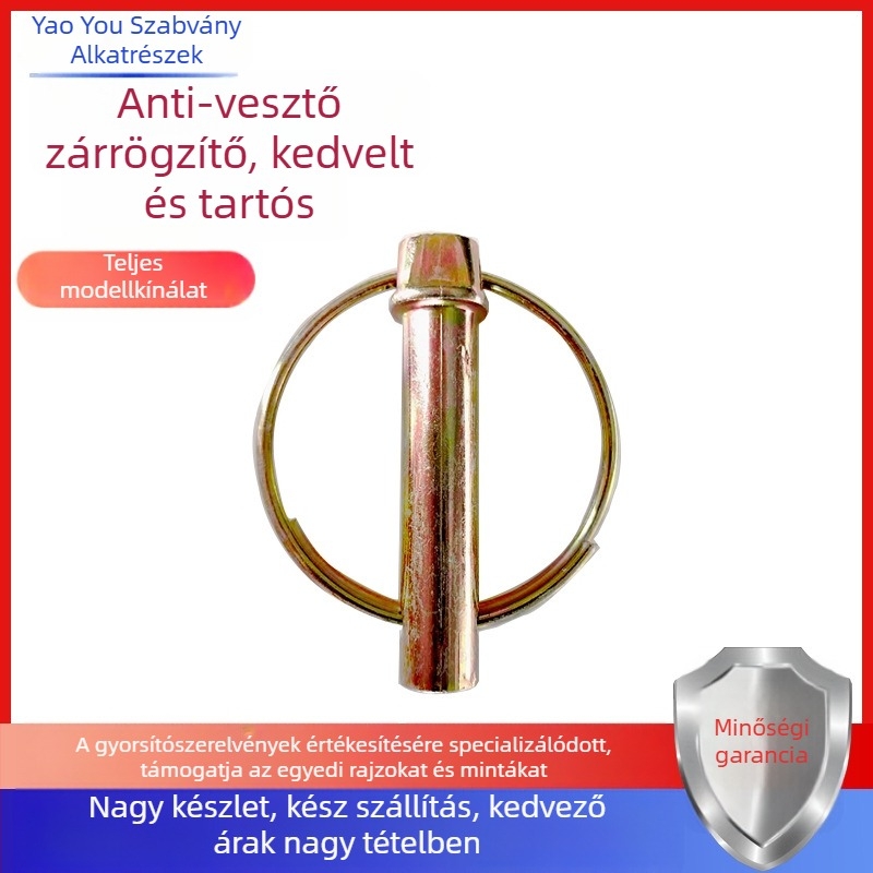 Traktor felfüggesztéséhez zárócsap – anti-lost, GB/T 4329-2001, színes bevonat