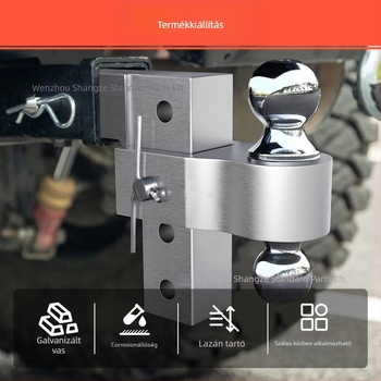 Cilindrikus tű platt fej és lyukkal a pozicionáláshoz, R-típusú tű és hairpin tű; acél 6.8 osztály, kék-fehér cink bevonat