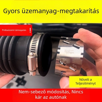 Mechanikus turbófeltöltő turbofan-nal, bemeneti és kimeneti módosítás üzemanyag-megtakarításért, univerzális motor-kompatibilitás