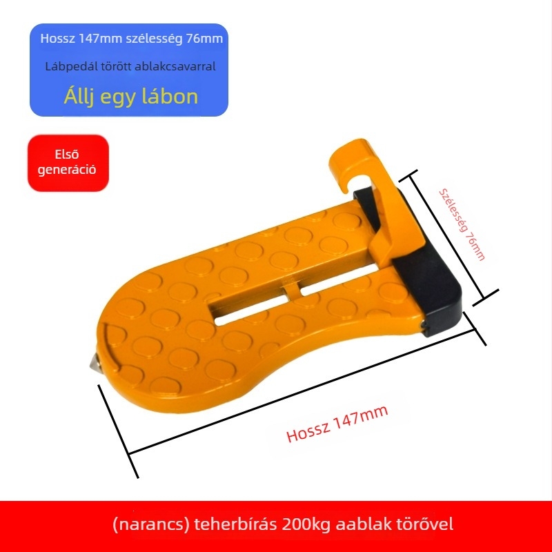 Autóbejárati lépcső segédpedállal, SUV tetőpedállal és segédkampóval