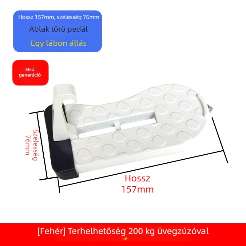 Autóbejárati lépcső segédpedállal, SUV tetőpedállal és segédkampóval