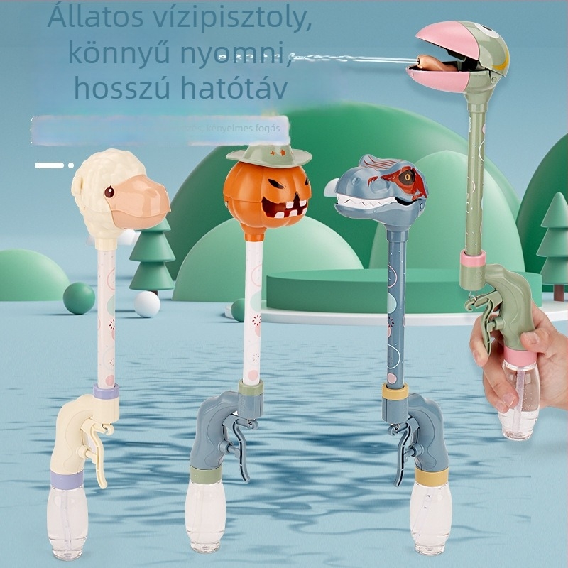 Hosszú nyakú Alpaka formájú vízipisztoly – ABS, nyomásos vízsugár, 4–6 éveseknek