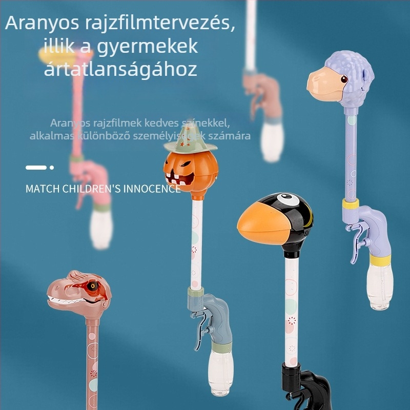 Hosszú nyakú Alpaka formájú vízipisztoly – ABS, nyomásos vízsugár, 4–6 éveseknek