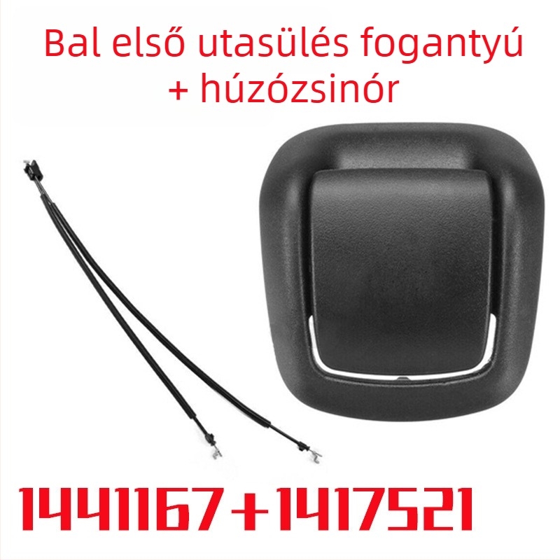 Ford Fiesta ülés hátsó állító fogantyúvédője – kompatibil a 1417520/1417521/1441166 számú alkatrészekkel – bal/jobb variánsok: oe1417521 bal, 1417520 jobb; 1441167 bal, 1441166 jobb