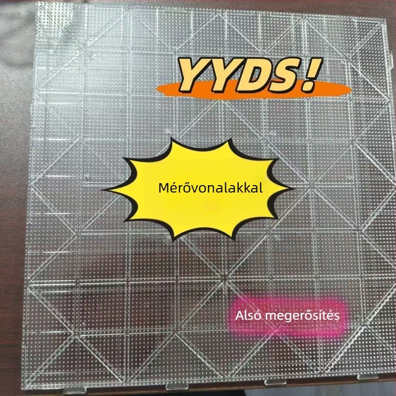 Gyöngy-puzzle alaplap, 104 tüskével, magas hőállóságú, nem deformálódik, oktató jellegű puzzle-játék